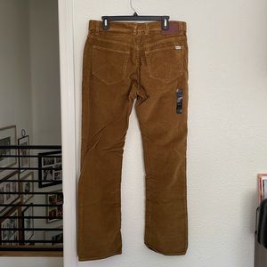 Matix gripper slim straight stretch corduroy pants - new with tags